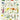 Cavallini Tea Towel - Wildflower