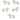 Rex London Shaped Paper Clips (Set of 5) - Dog Park