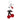 Rex London Sparkly Keyring Bag Charm - Cherry