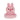 Rex London Silicone Bath Toy - Bunny Pink