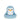 Rex London Silicone Bath Toy - Penguin Blue