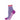 Socksmith Ladies Socks Mini Crew - Pin Dot Purple Heather
