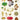 Cavallini Tea Towel - Mushrooms