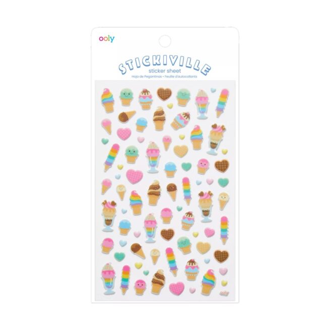 Ooly Stickers Stickiville - Icecream