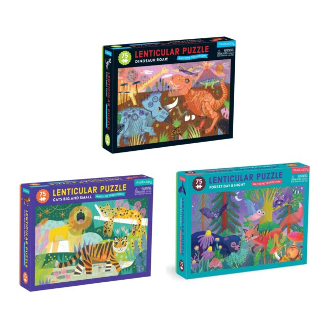 Mudpuppy 75 Pc Lenticular Puzzle Pack/6