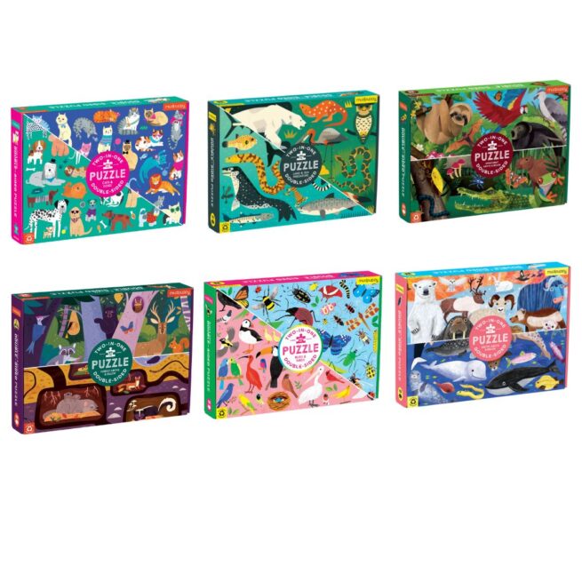 Mudpuppy 100 Pc Double-Sided Puzzle Pack/12