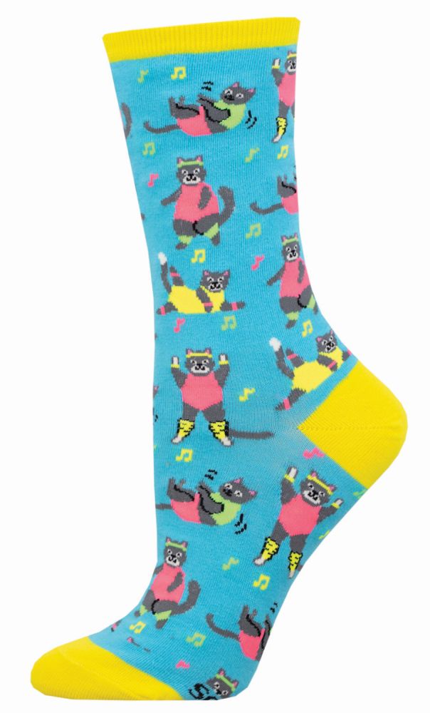 Socksmith Ladies Socks - Jazzercise Cats - Bobangles