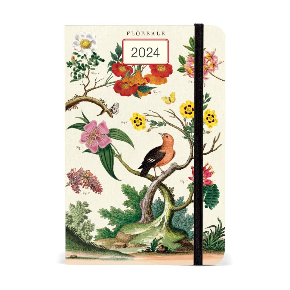 Cavallini 2024 Weekly Planner Floreale Bobangles