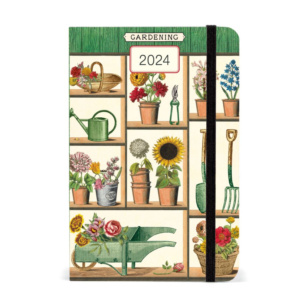 Cavallini 2024 Weekly Planner Garden Bobangles