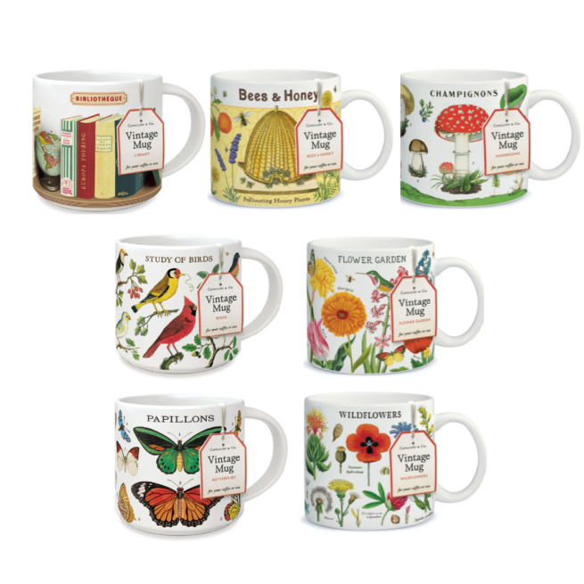 Cavallini Mug Pack/ 14 Assorted