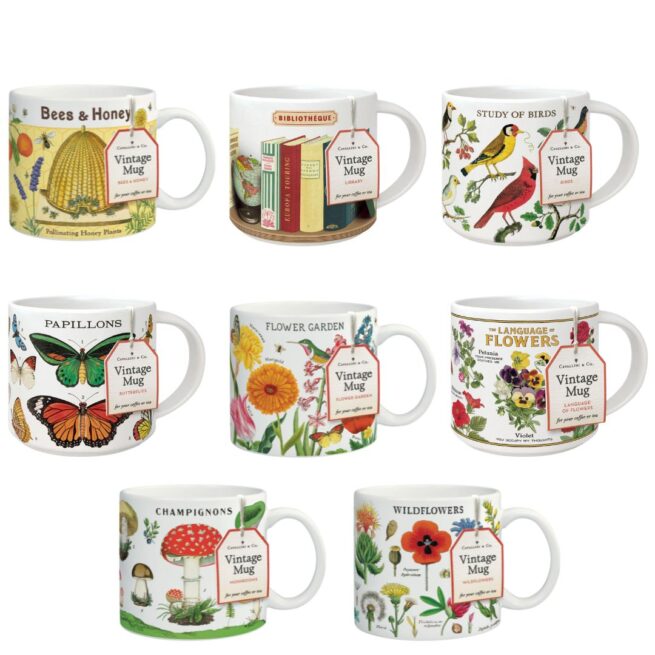Cavallini Mug Pack/ 14 Assorted