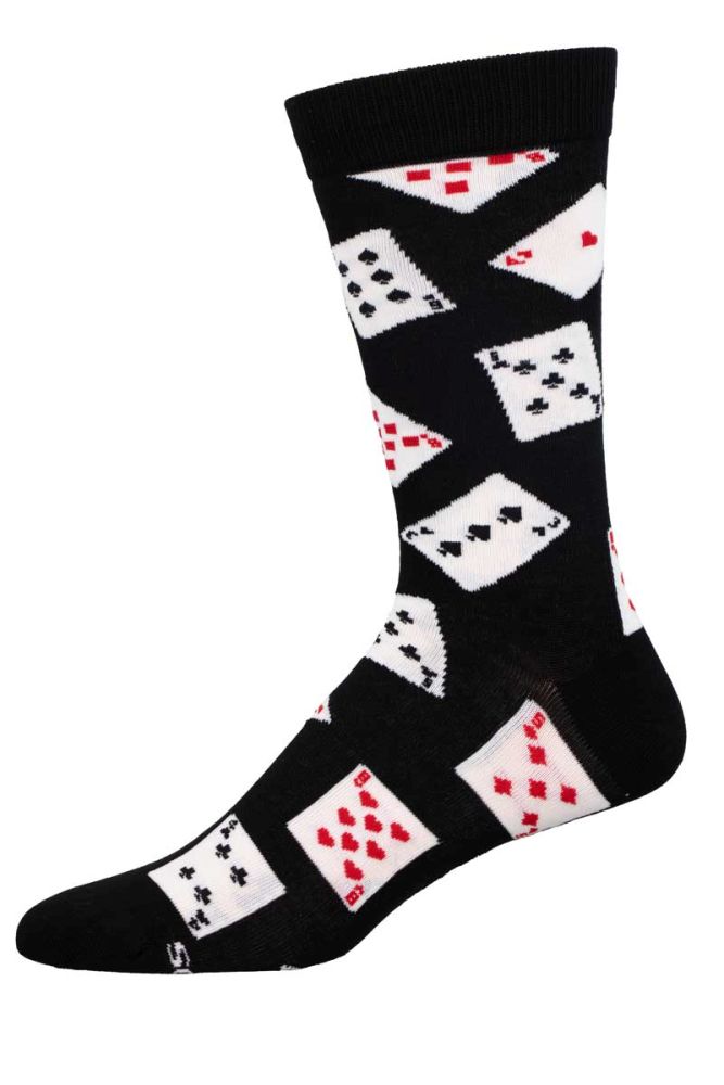 Socksmith Mens Socks Bamboo – Deal Me In - Bobangles