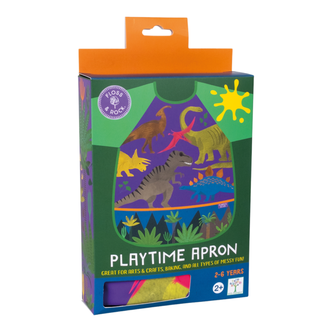 Floss & Rock Playtime Apron - Dinosaur