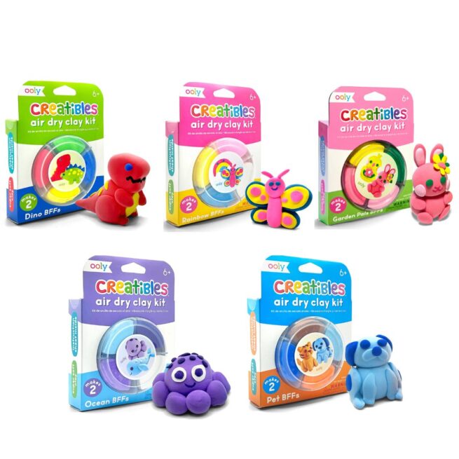 Ooly Creatibles Air Dry Clay Kit Pack/15