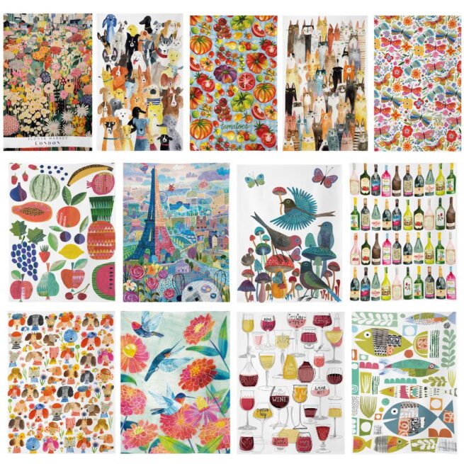 WerkShoppe Cotton Tea Towel Pack/16