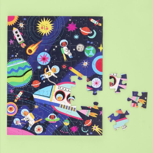 WerkShoppe Snax 48 Pc Puzzle –  Pets in Space - Image 3