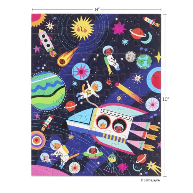WerkShoppe Snax 48 Pc Puzzle –  Pets in Space - Image 2