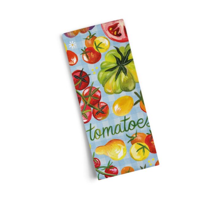 WerkShoppe Cotton Tea Towel – Tomatoes - Image 2